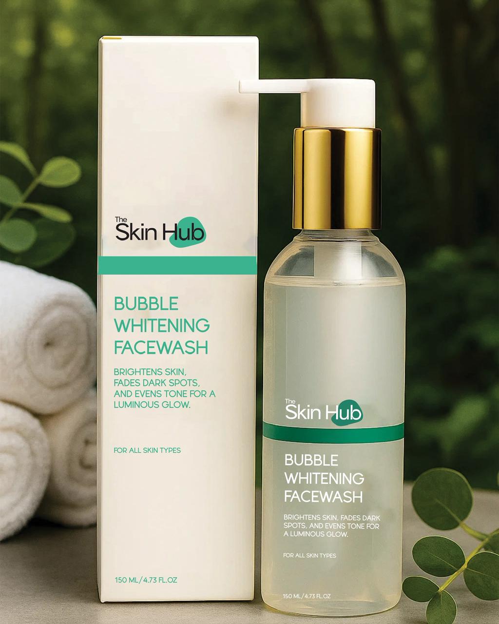 Bubble Whitening Face Wash - SkinHub - image 3