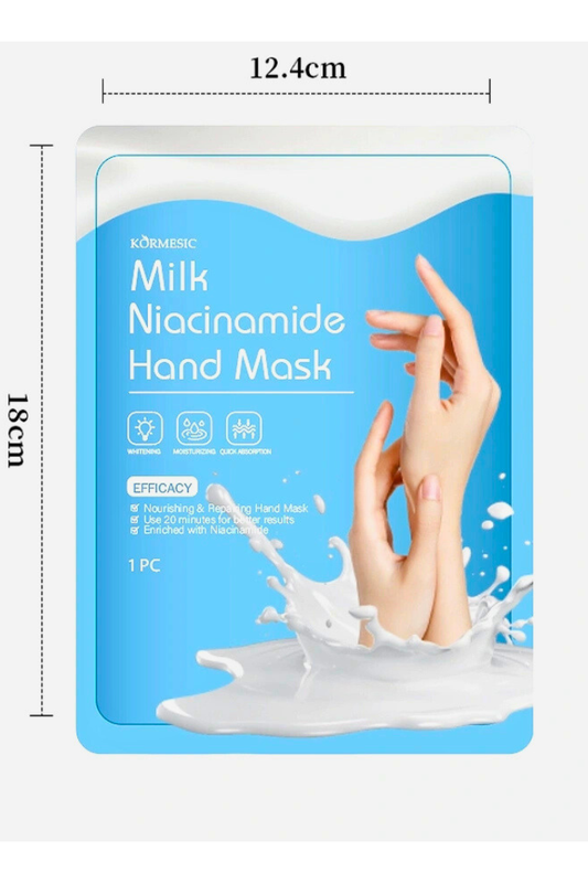 Milk Niacinamide Hand Mask – Brightening Gloves