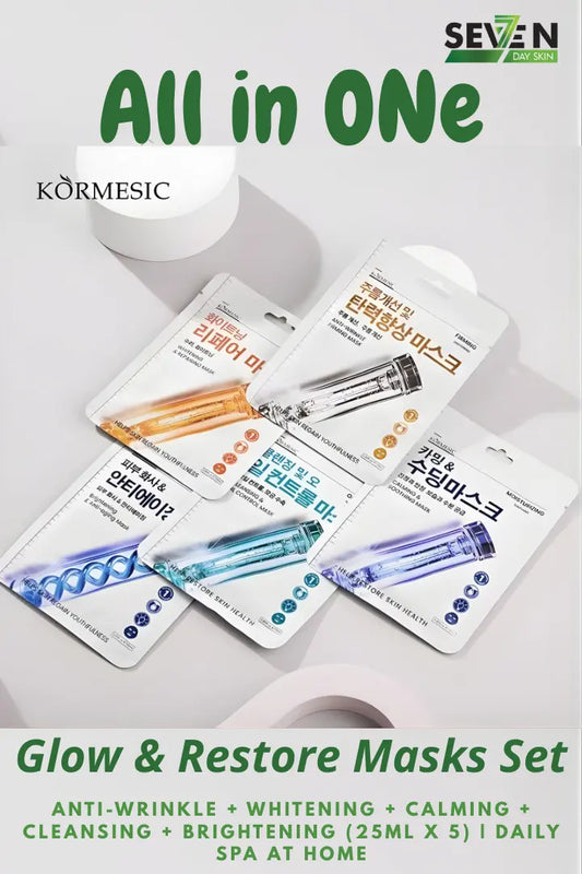 All-in-One Glow & Restore Masks Set