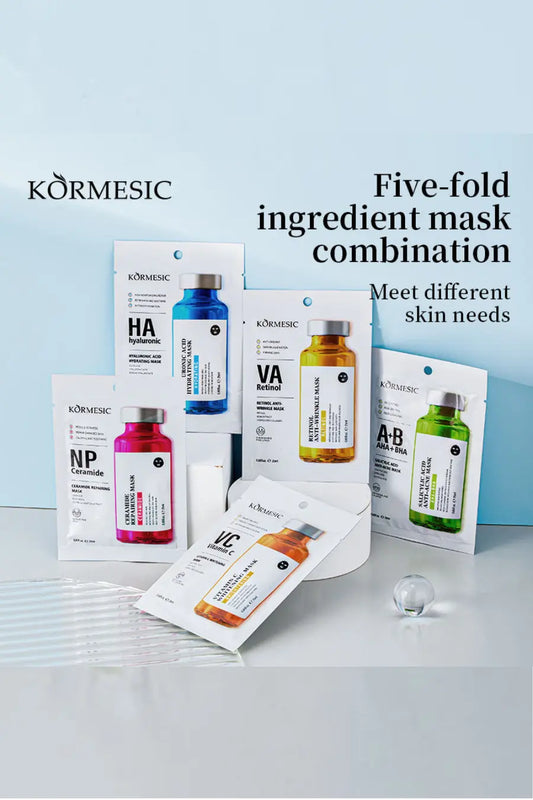 5-in-1 Essential Glow Masks  Bundle