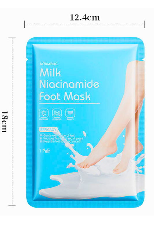 Milk Niacinamide Foot Mask – Deep Moisturizing