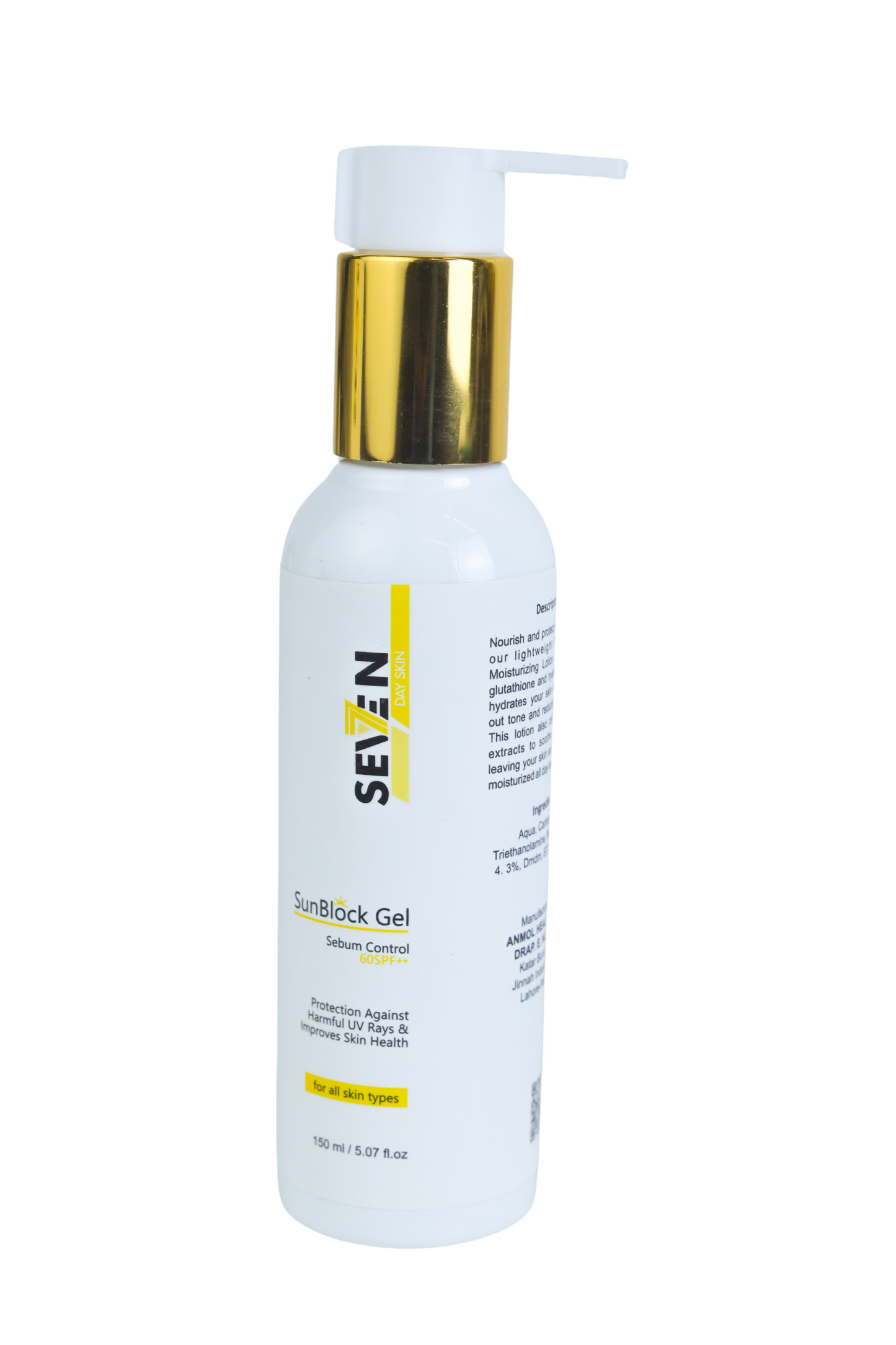 SunBlock Gel SPF-60 - SevenDay