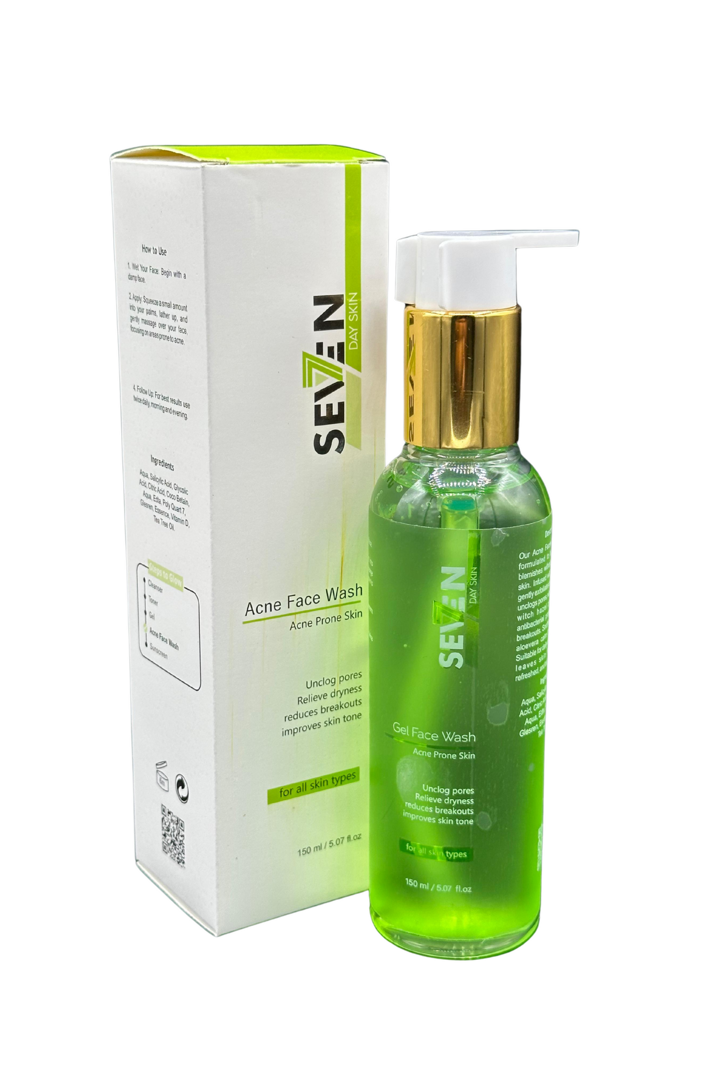 Acne Face Wash (Gel) - SevenDay